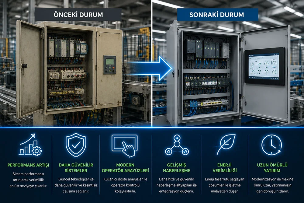 Makine Revizyonu ve Modernizasyon - Girişim Otomasyon Kocaeli Omron Bayi
