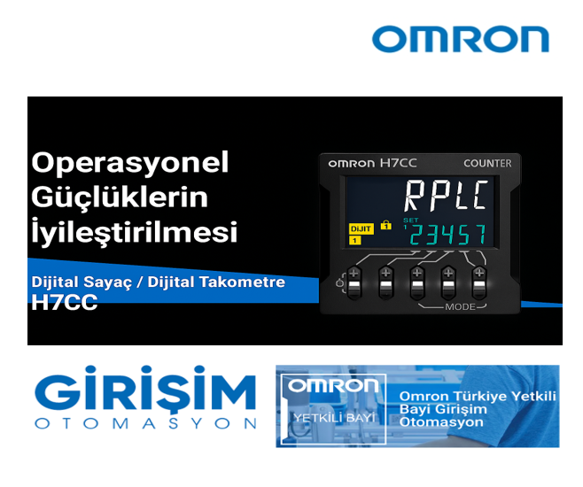 Omron H7CC dijital sayaç ürün görseli